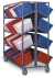 MAIL SORTING, TRANSPORTING, 8 SHELF PIGGY-BACK TOTE RACK(32 TOTE) N1005357