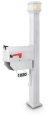 Delta Colonial Estate Series Mailbox - Illuminated Finial