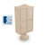 4 - Parcel Lockers CBU with Standard Decorative Cap/Pedestal