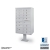 13-Door F-Spec Cluster Box Unit with Pedestal (Grey)