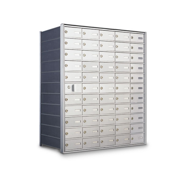 Front Loading 54-Door Horizontal Private Mailbox
