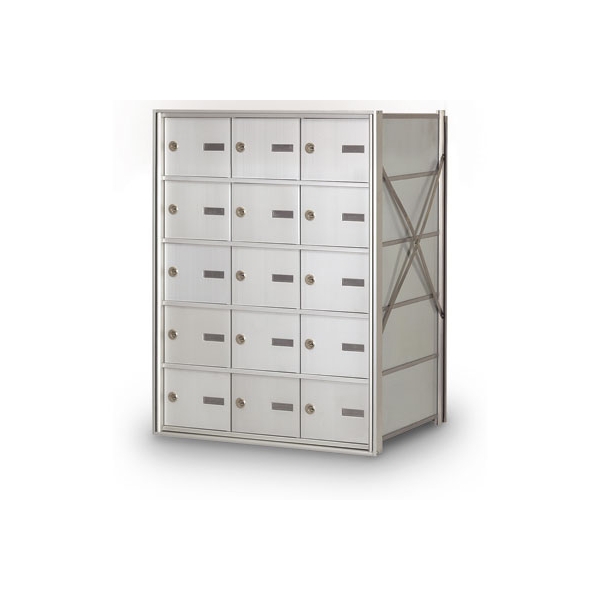 Rear Loading 15-Door Horizontal Mailbox