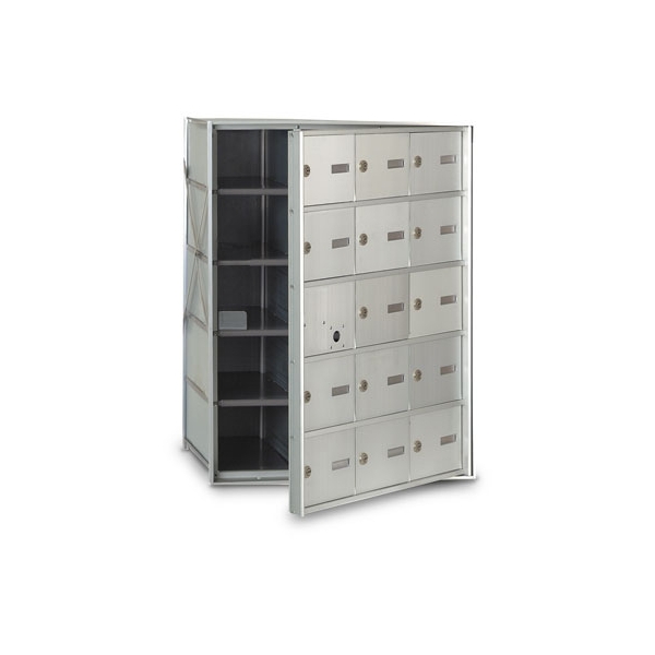 Front Loading 14-Door Horizontal Mailbox