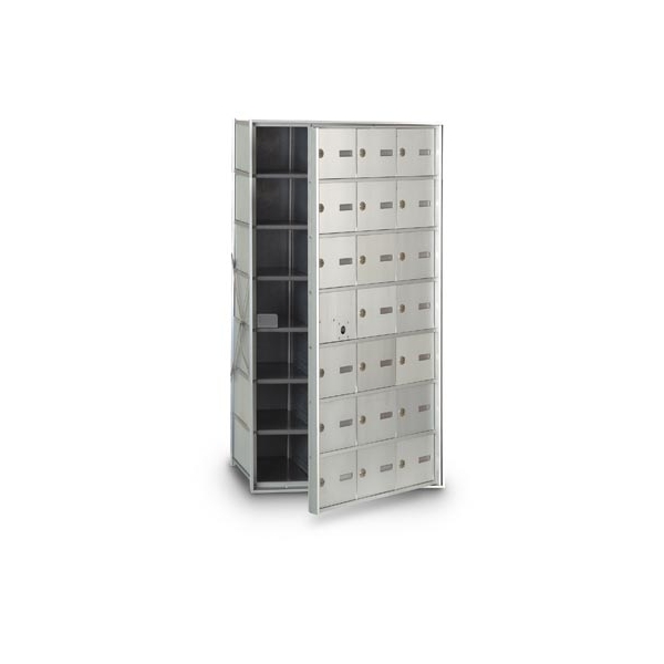 Front Loading 20-Door Horizontal Mailbox