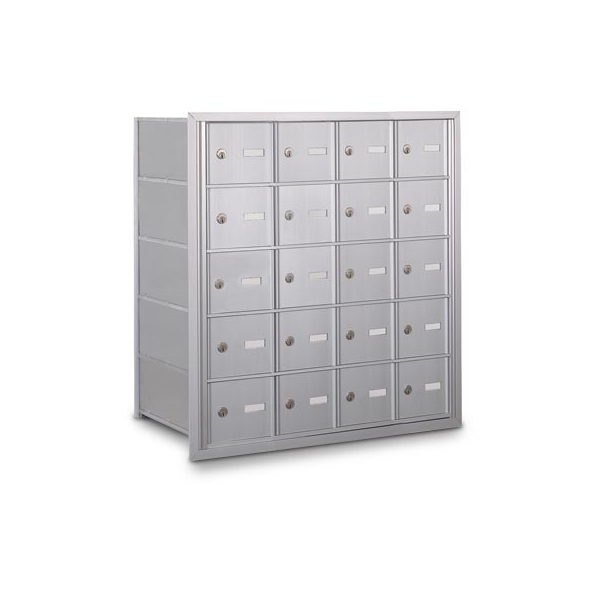 Rear Loading 20-Door Horizontal Mailbox