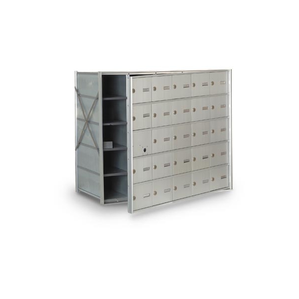 Front Loading 24-Door Horizontal Mailbox