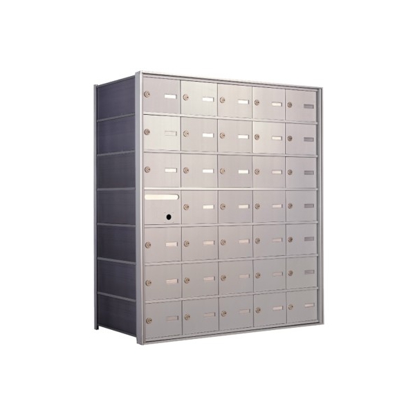 Front Loading 34-Door Horizontal Mailbox