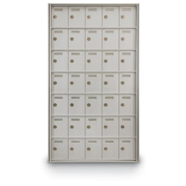 35-Door Rear-Loading Private Horizontal Mailbox