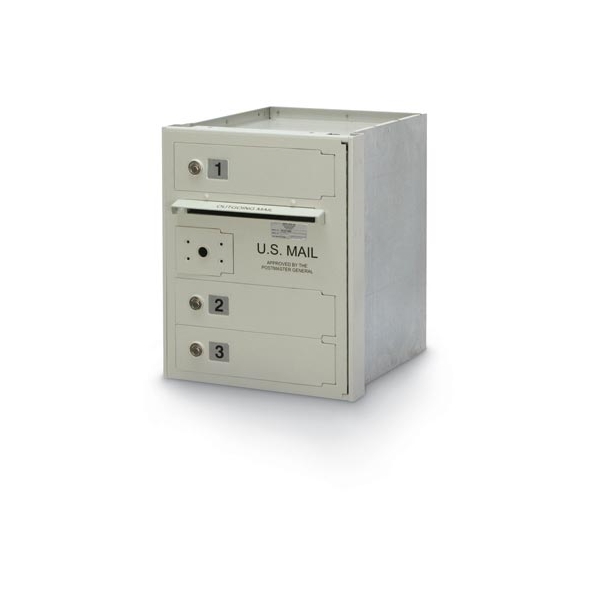 3-Door 4C High Security Horizontal Mailbox