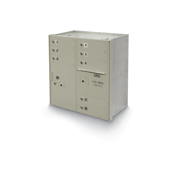 8-Door 4C High Security Horizontal Mailbox